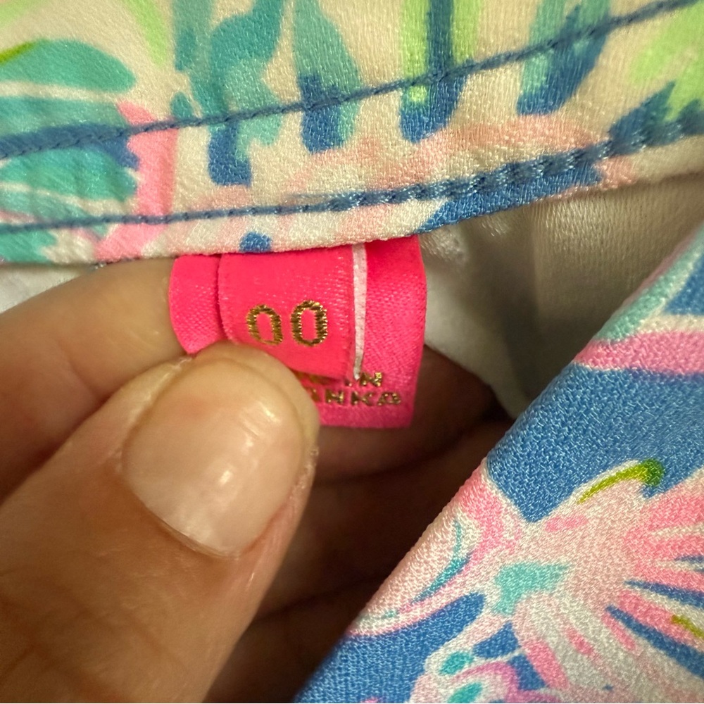 Lilly Pulitzer Jonas Skort Floral Dream Team Print Hampton Vacation Beach - Picture 9 of 10